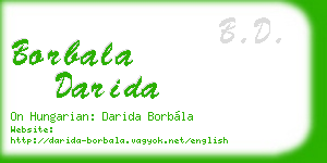 borbala darida business card